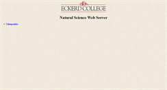 Desktop Screenshot of natsci.eckerd.edu