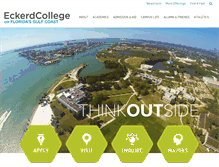 Tablet Screenshot of eckerd.edu